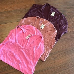 Bundle of 3! VS Pink Racerback Tanks